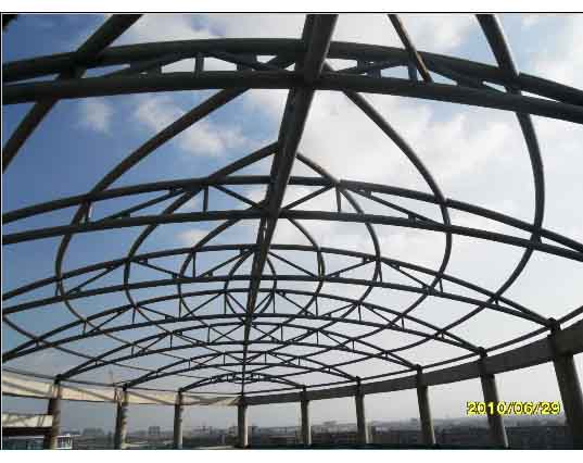 廊坊中煤朔州宾馆管桁架工程